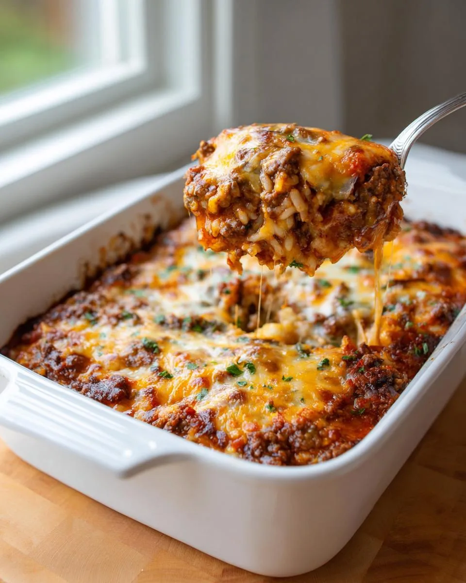 Cheesy Beef Enchilada Casserole - detail 4