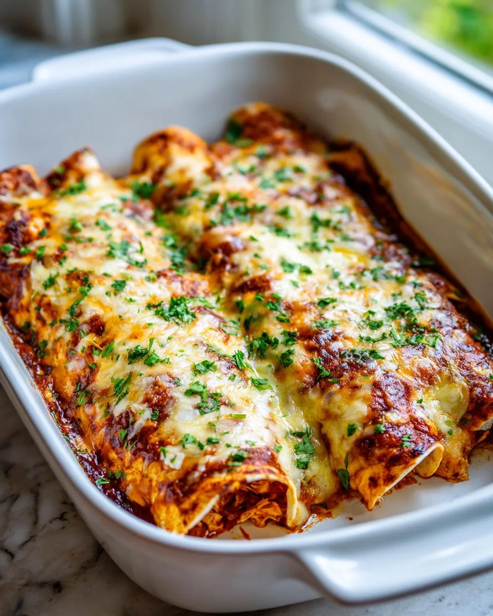 Cheesy Chicken Enchiladas - detail 1