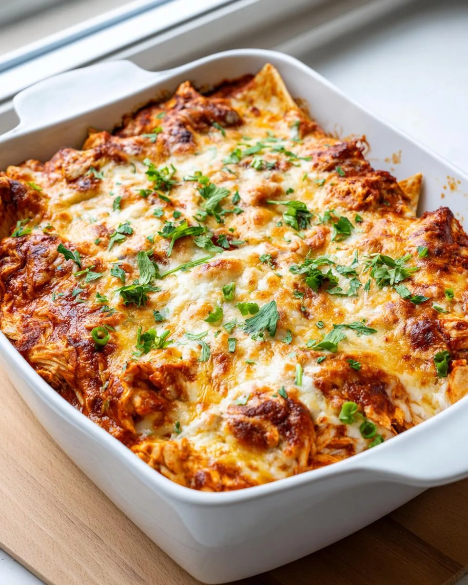 Cheesy Chicken Enchiladas - detail 3