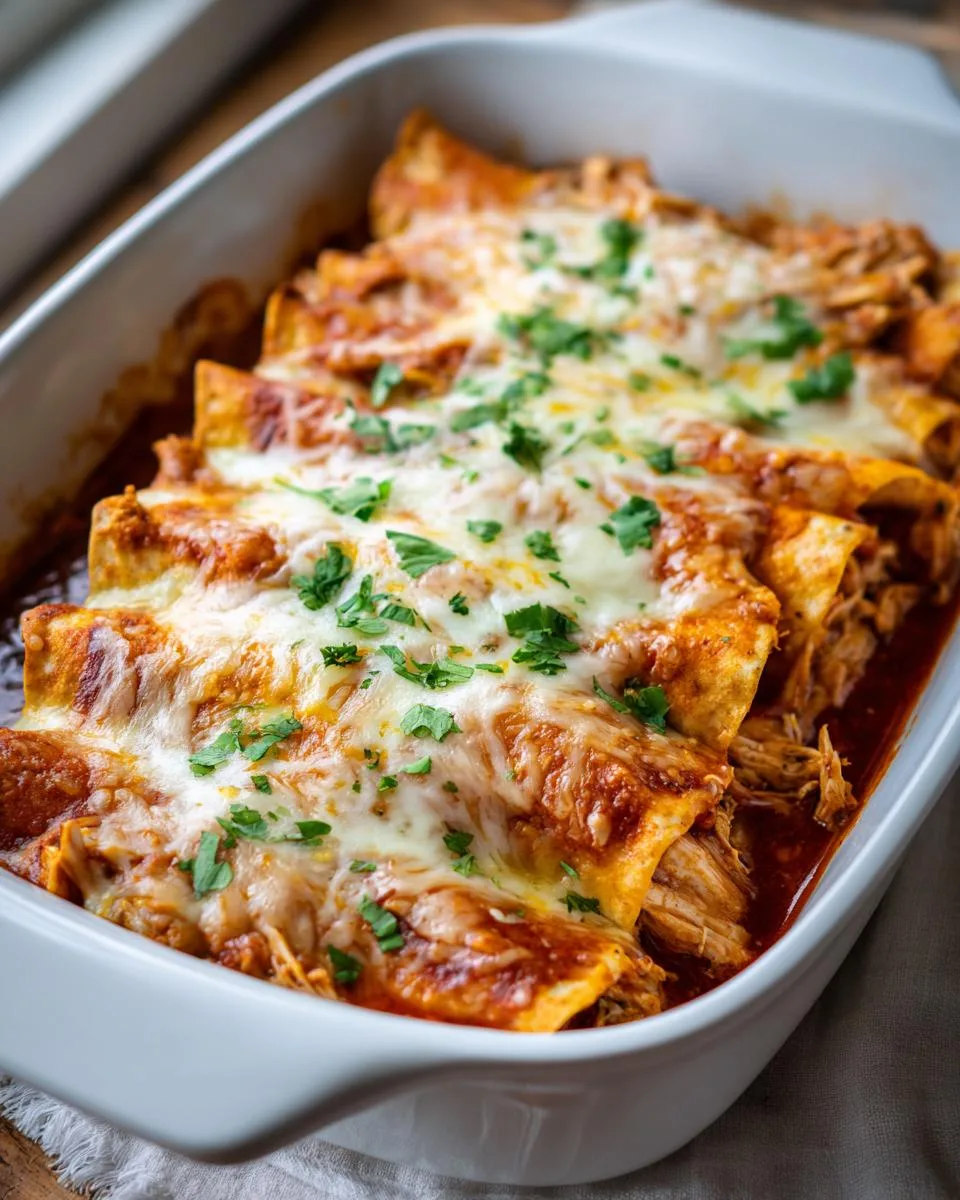 Cheesy Chicken Enchiladas - detail 4