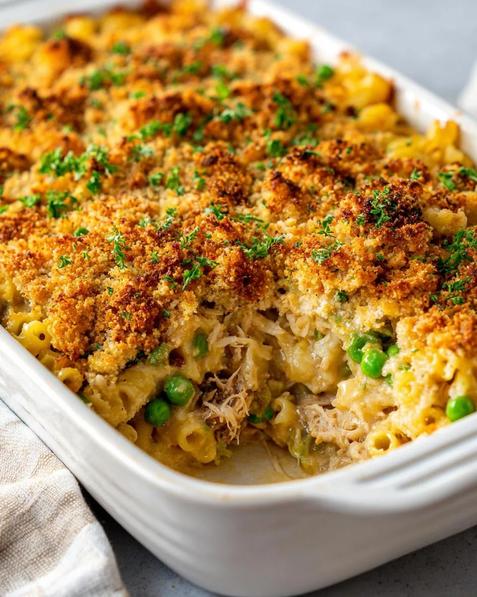 Cheesy Chicken Noodle Casserole - detail 4