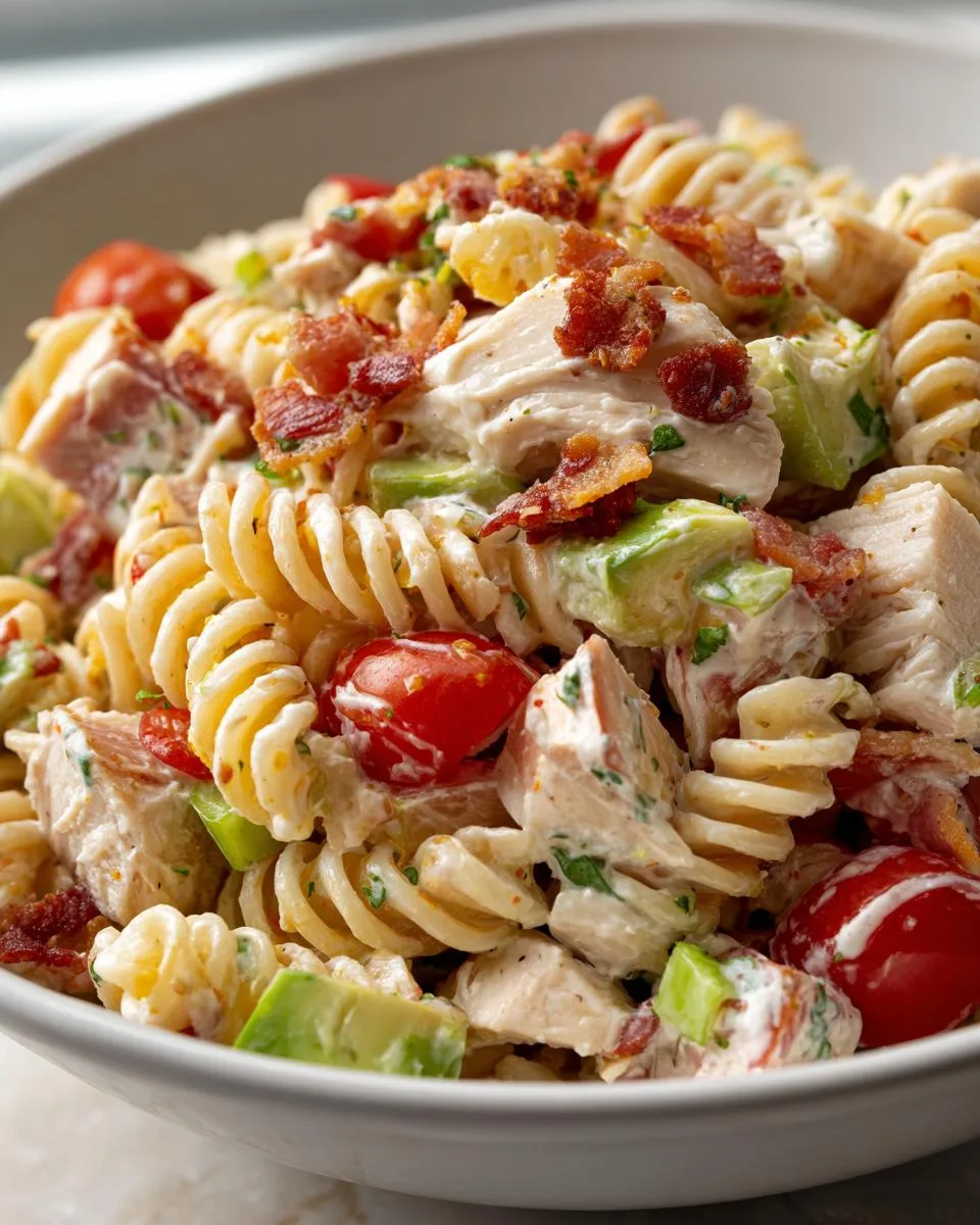 Chicken Club Pasta Salad Recipe - detail 4