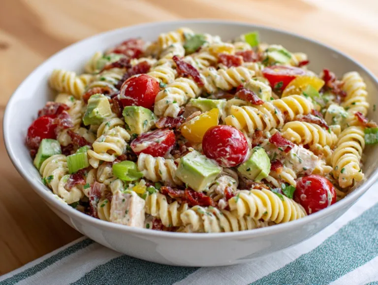Chicken Club Pasta Salad Recipe