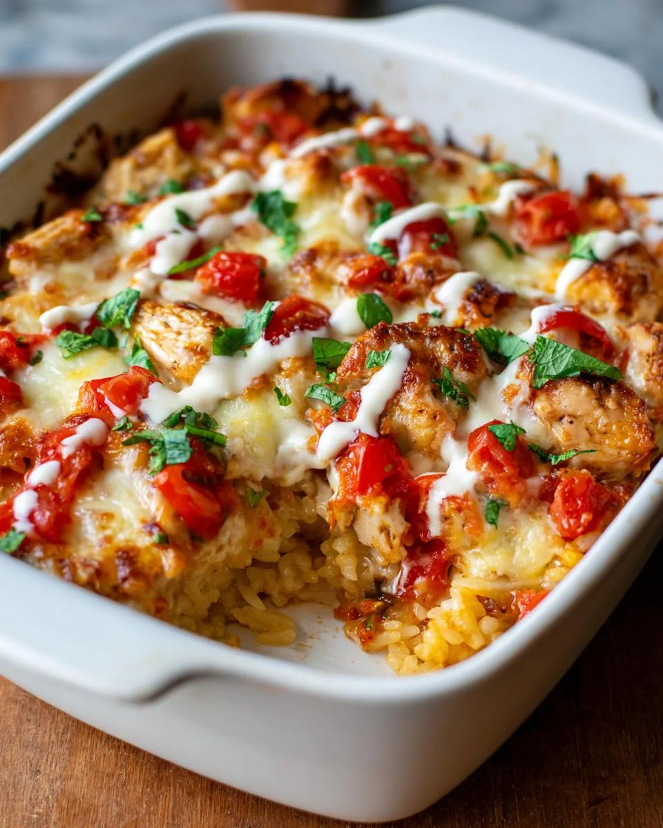 Chicken Queso Rice Bake - detail 1