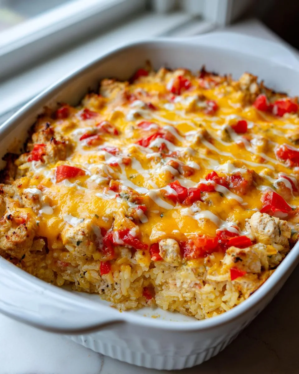 Chicken Queso Rice Bake - detail 2