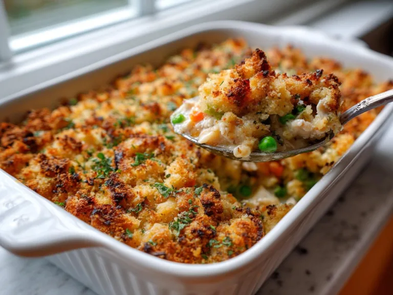 Chicken Stuffing Casserole Bake