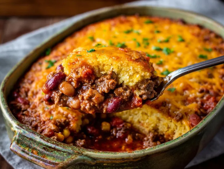 Chili Cornbread Bake