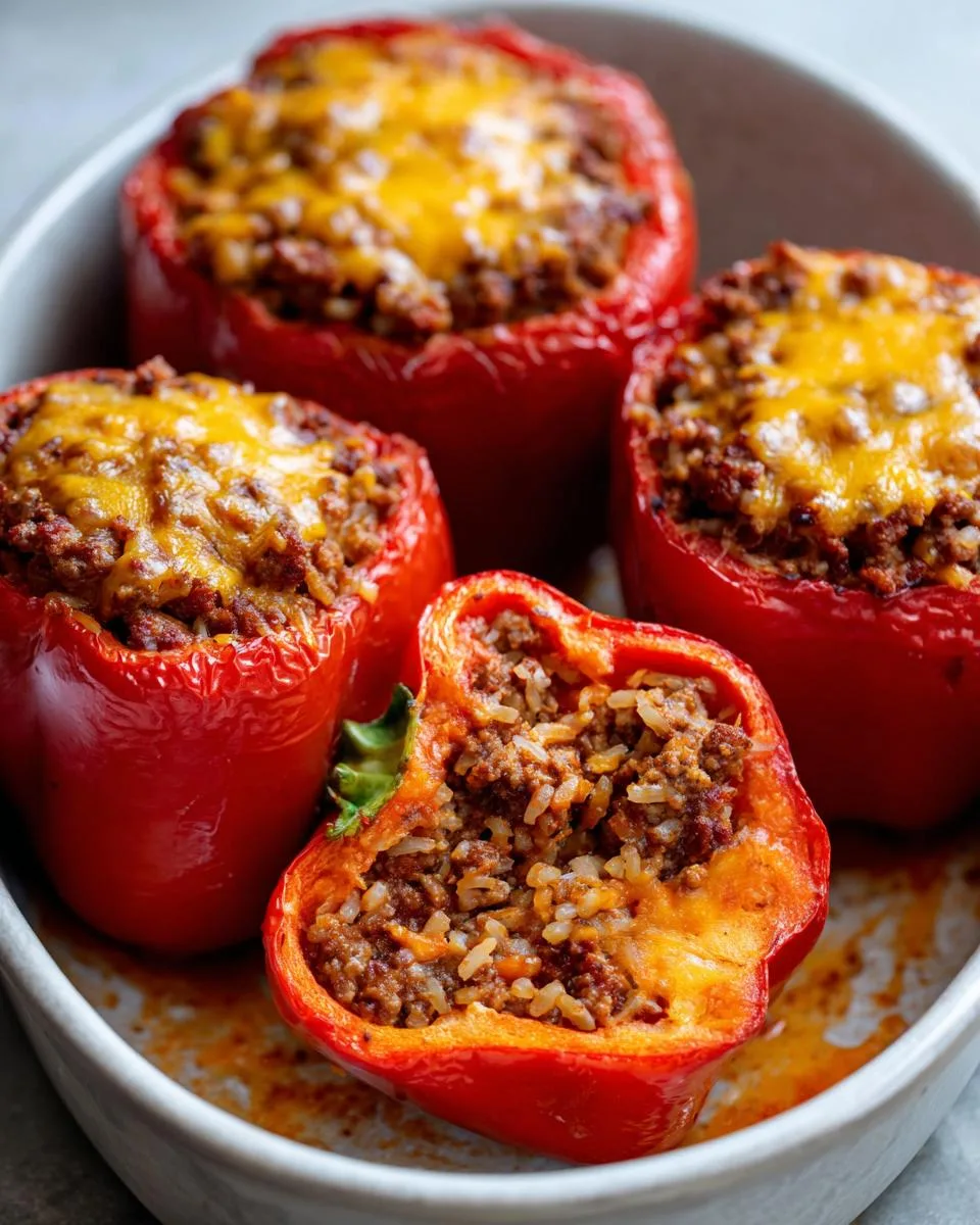 Classic Beef Stuffed Peppers - detail 4