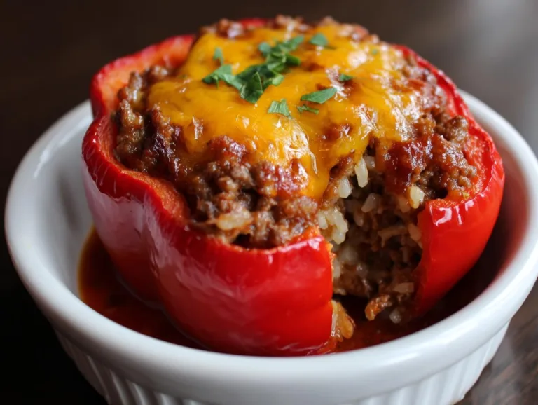 Classic Beef Stuffed Peppers