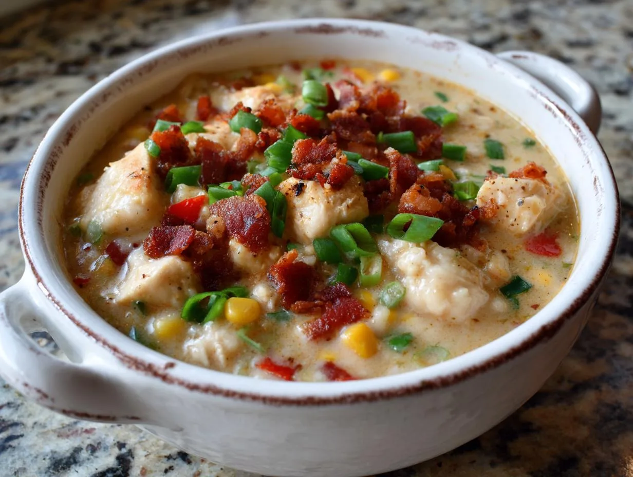 5-Star Creamy Chicken Corn Chowder Recipe – Comfort in a Bowl