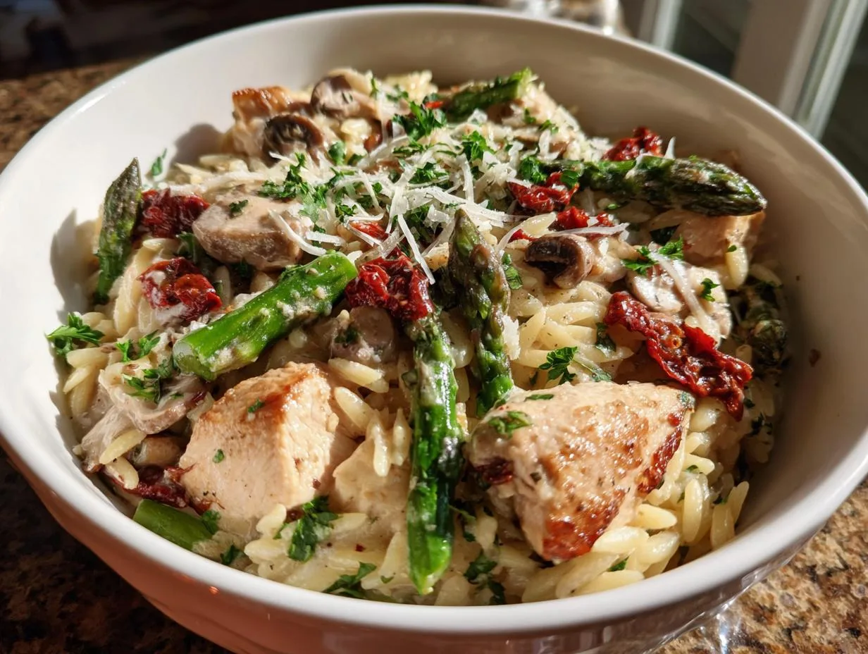 Creamy Chicken Orzo Recipe: 35-Minute Comfort Food Bliss