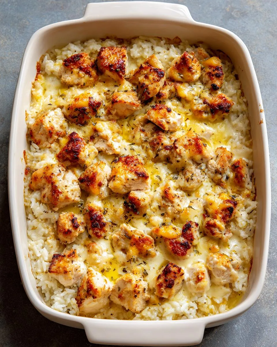 Creamy Chicken Rice Casserole - detail 4