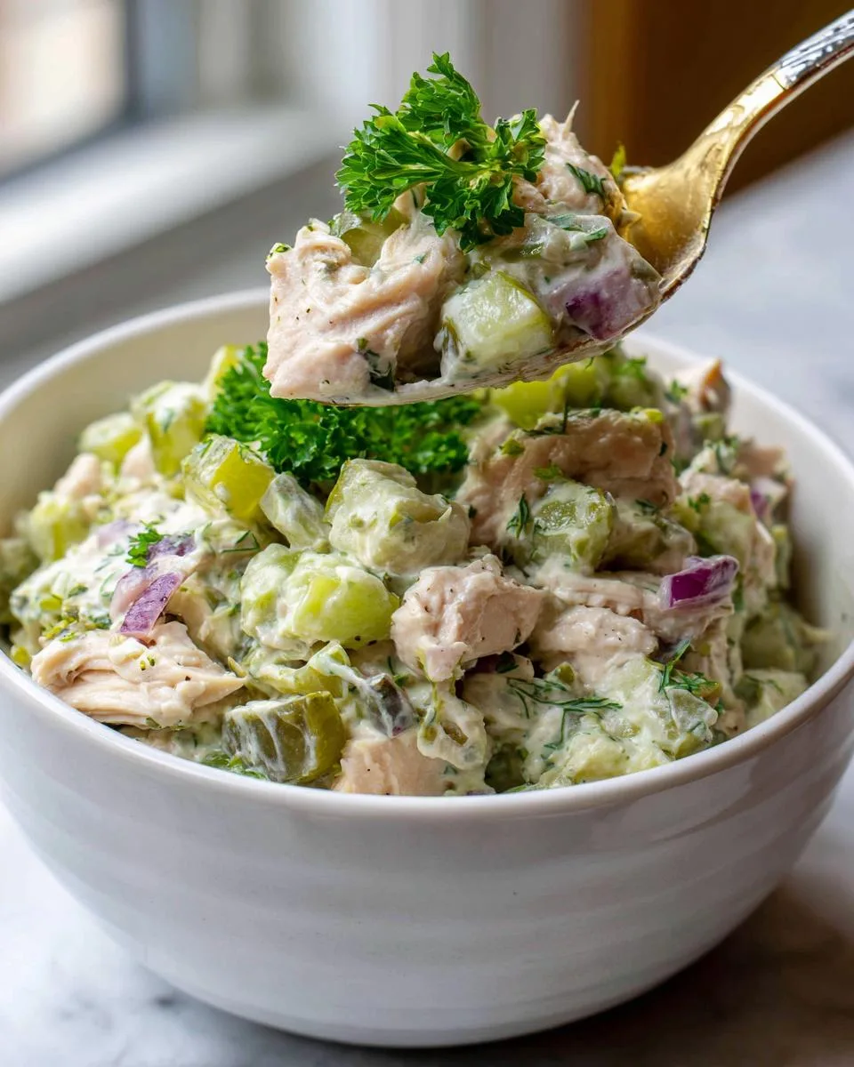 Dill Pickle Protein Chicken Salad - detail 3