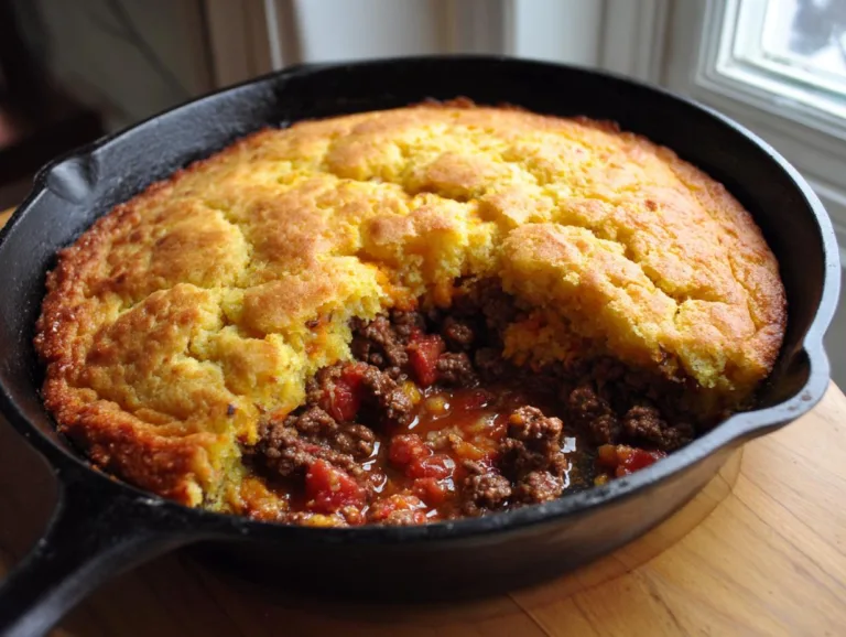 Easy Beef Tamale Pie