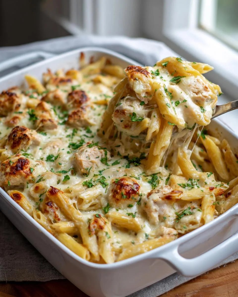 Easy Chicken Alfredo Bake - detail 3