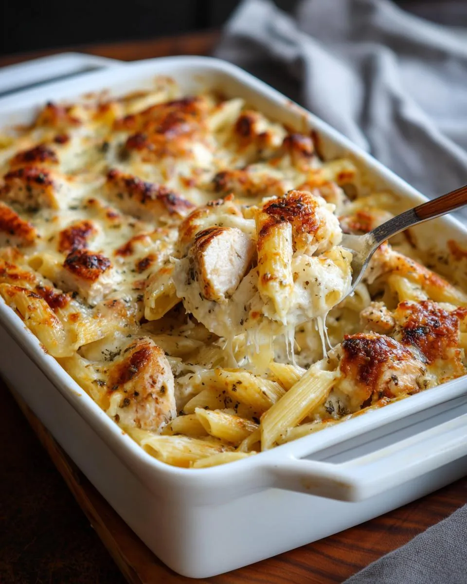 Easy Chicken Alfredo Bake - detail 4