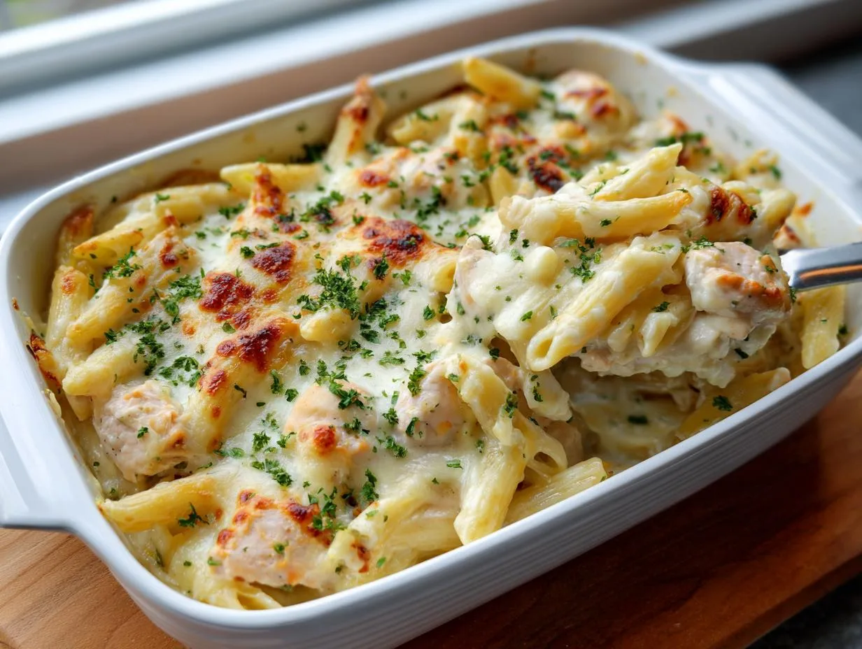 Irresistible Easy Chicken Alfredo Bake in 30 Minutes
