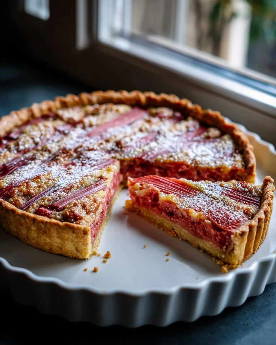 Easy Classic Rhubarb Tart - detail 2