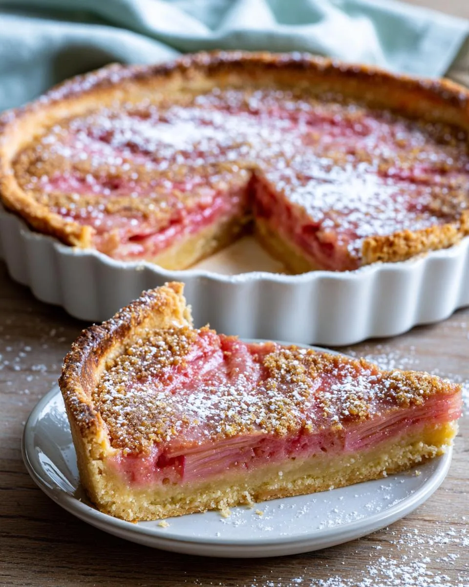 Easy Classic Rhubarb Tart - detail 4