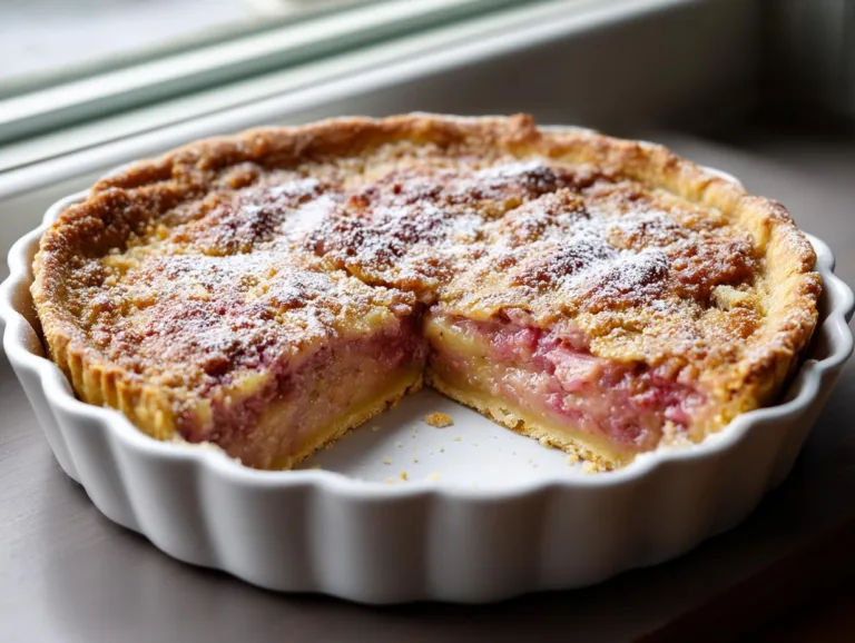 Easy Classic Rhubarb Tart
