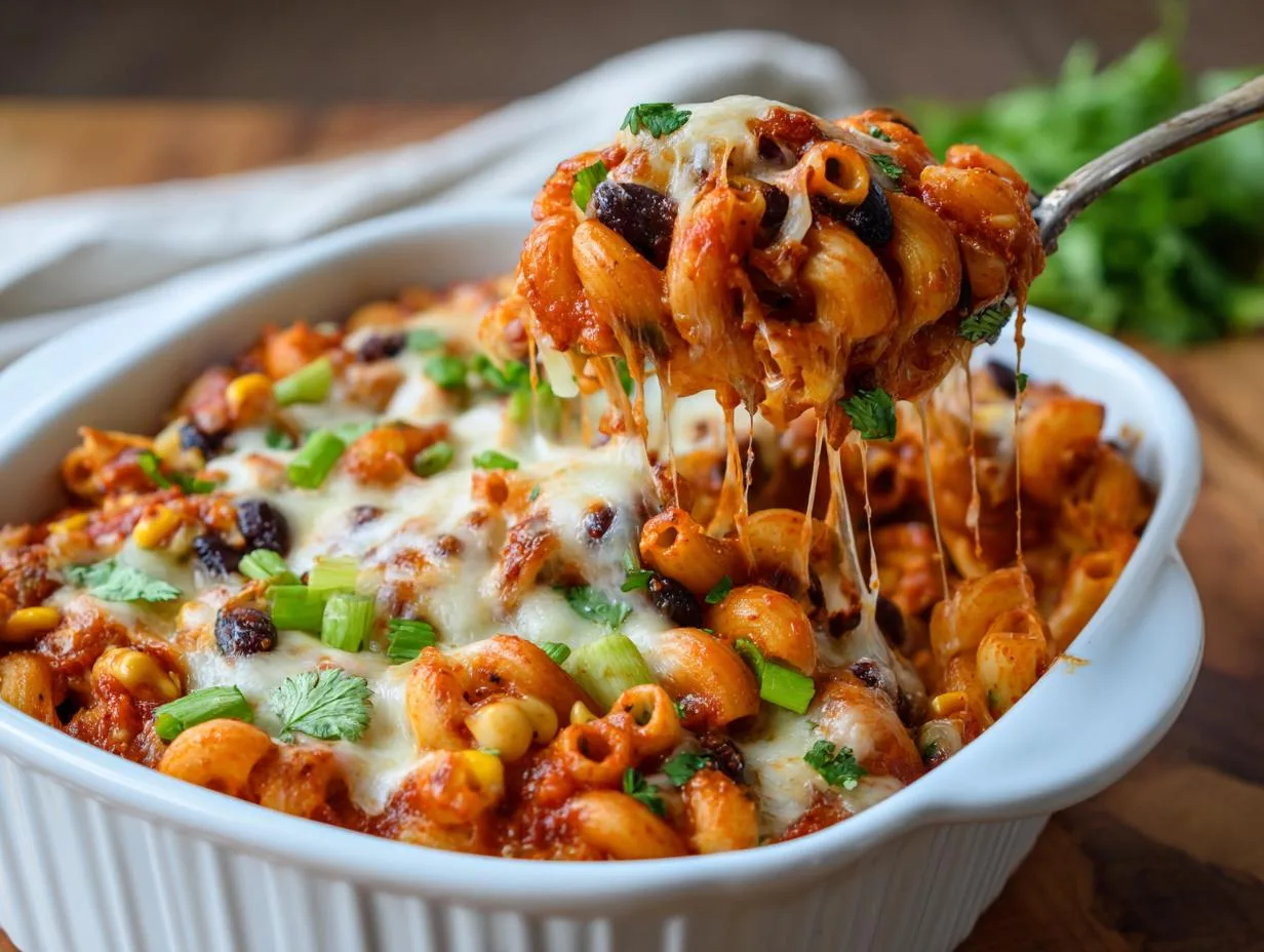 Irresistible 40-Minute Enchilada Pasta Bake Heaven