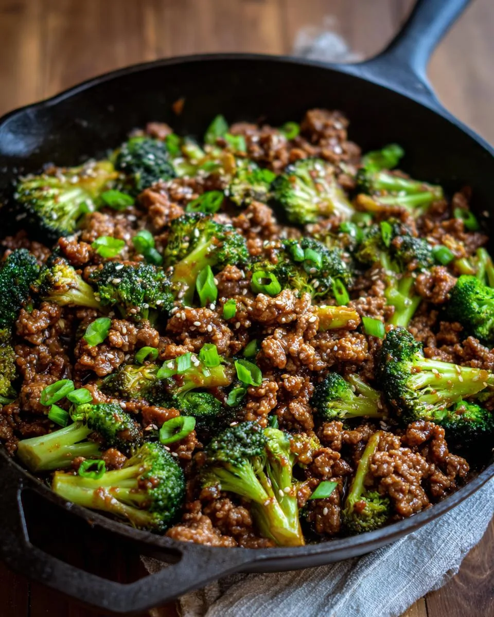 Ground Beef Broccoli Skillet - detail 4