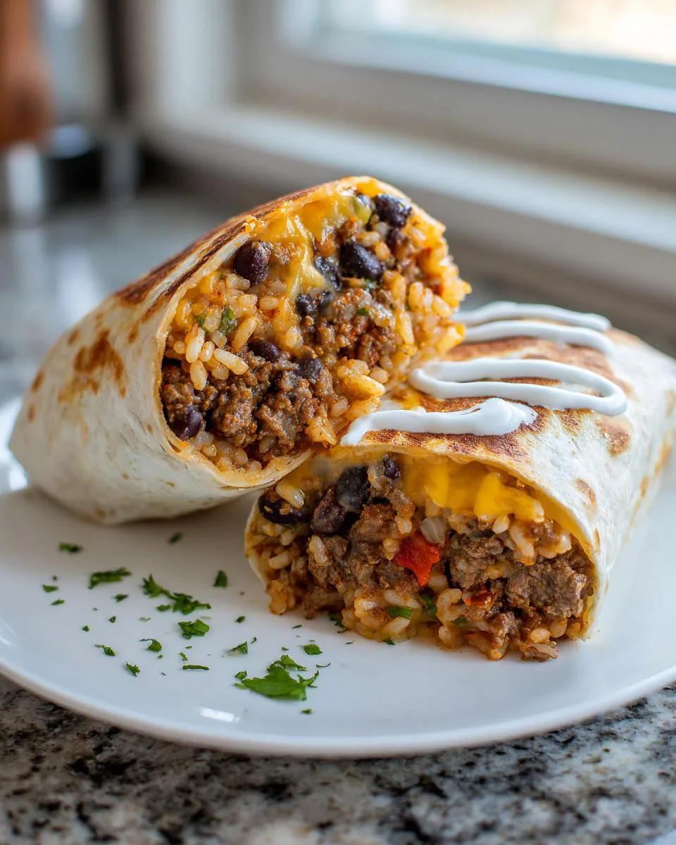 Ground Beef Burritos - detail 4