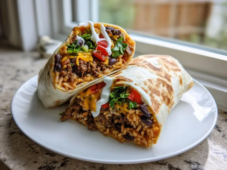 Ground Beef Burritos