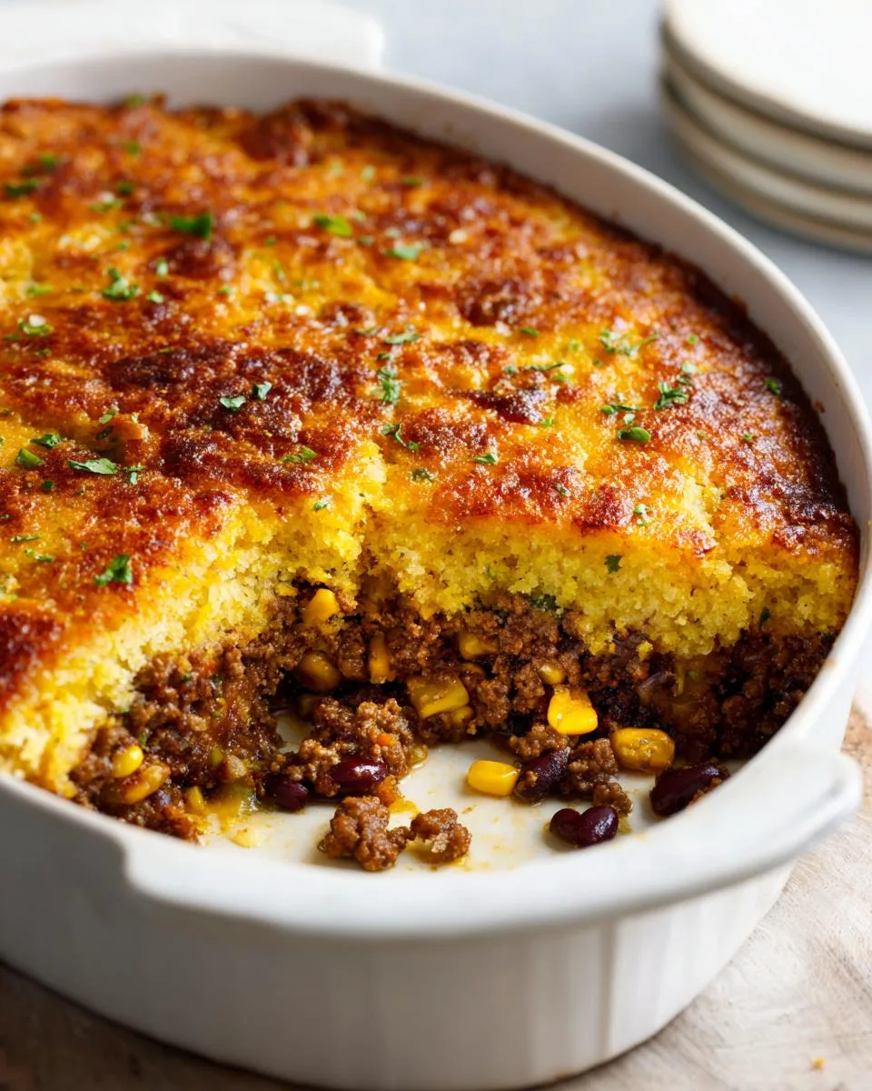 Ground Beef Cornbread Casserole - detail 3