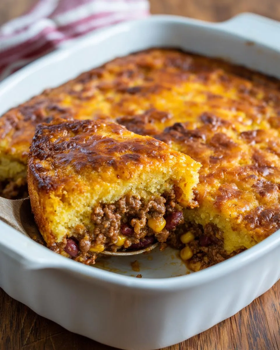 Ground Beef Cornbread Casserole - detail 4