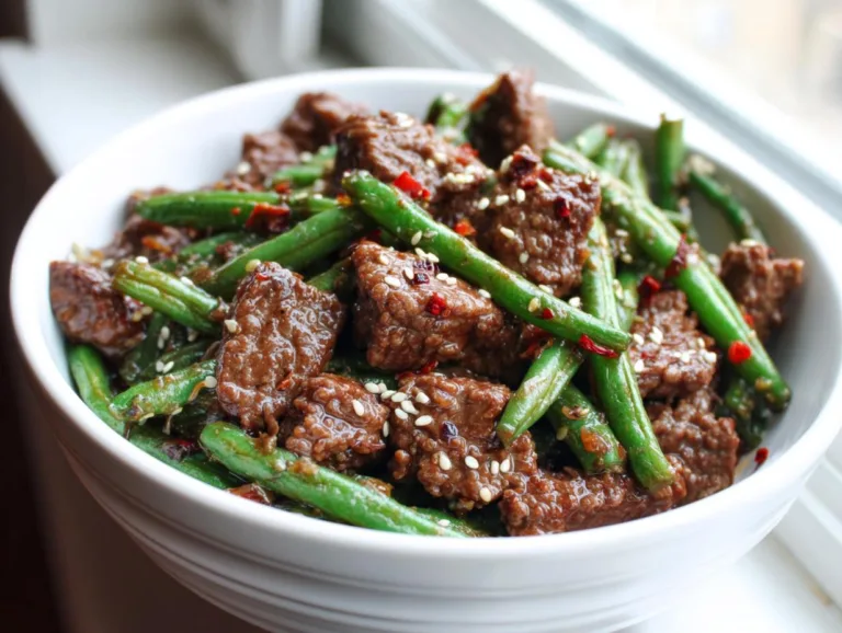 Ground Beef Green Bean Stir-Fry