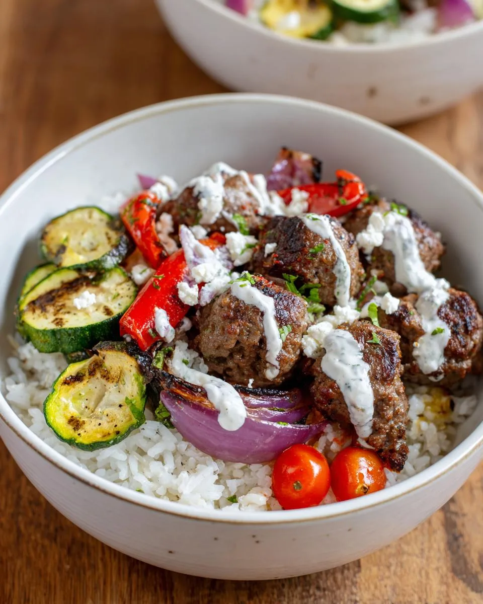 Ground Beef Gyro Bowls - detail 4