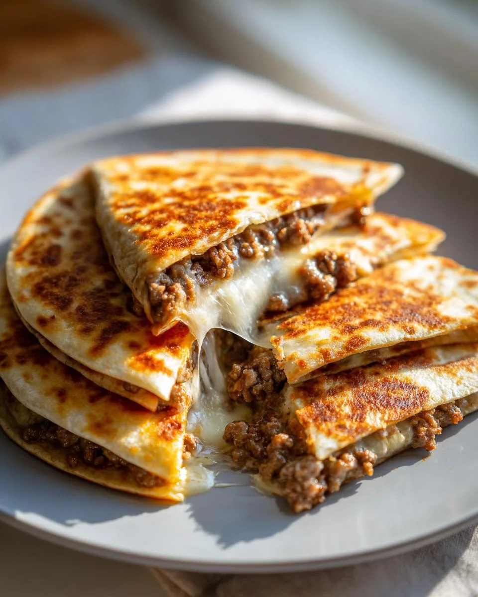Ground Beef Quesadillas - detail 4