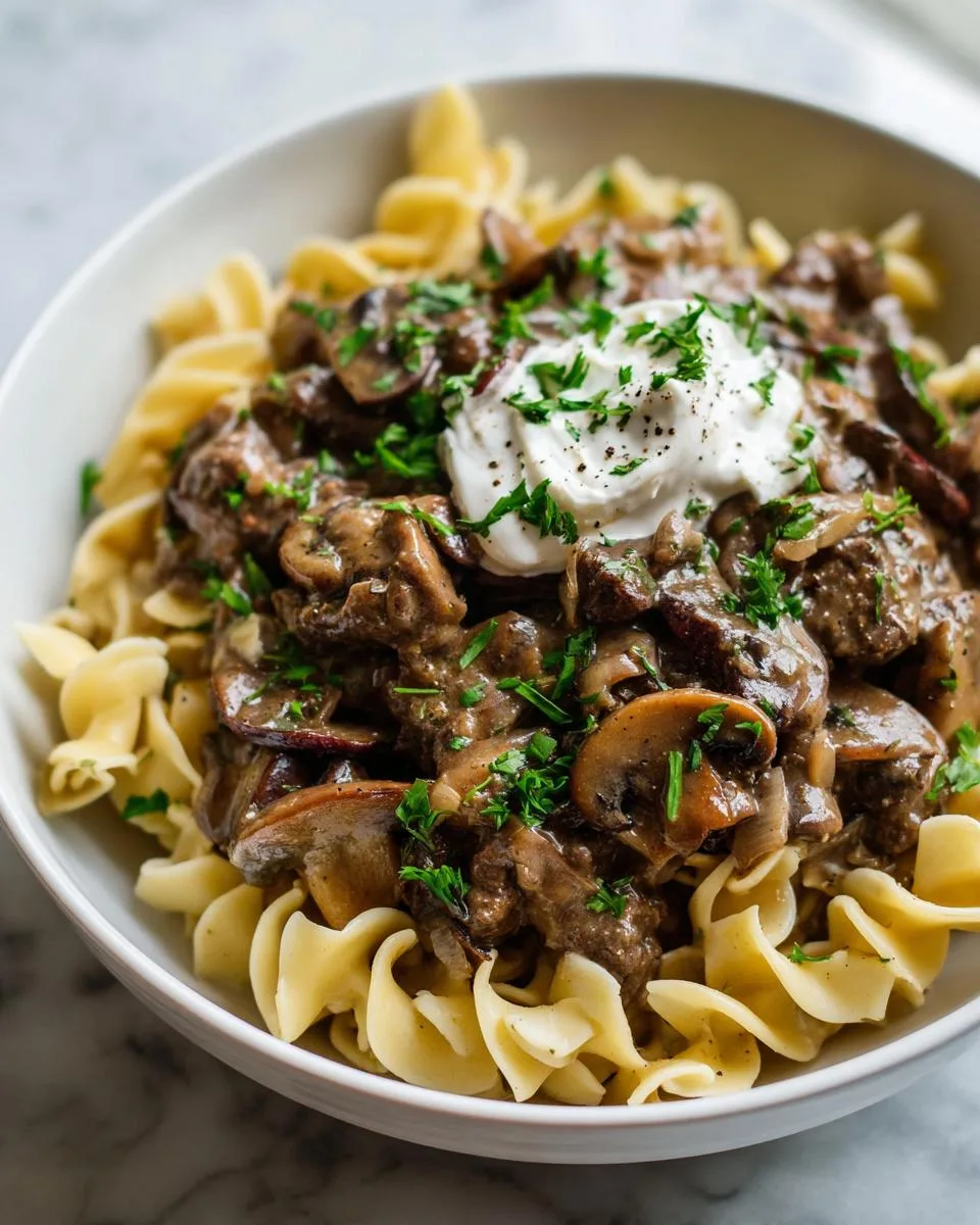 Ground Beef Stroganoff - detail 4