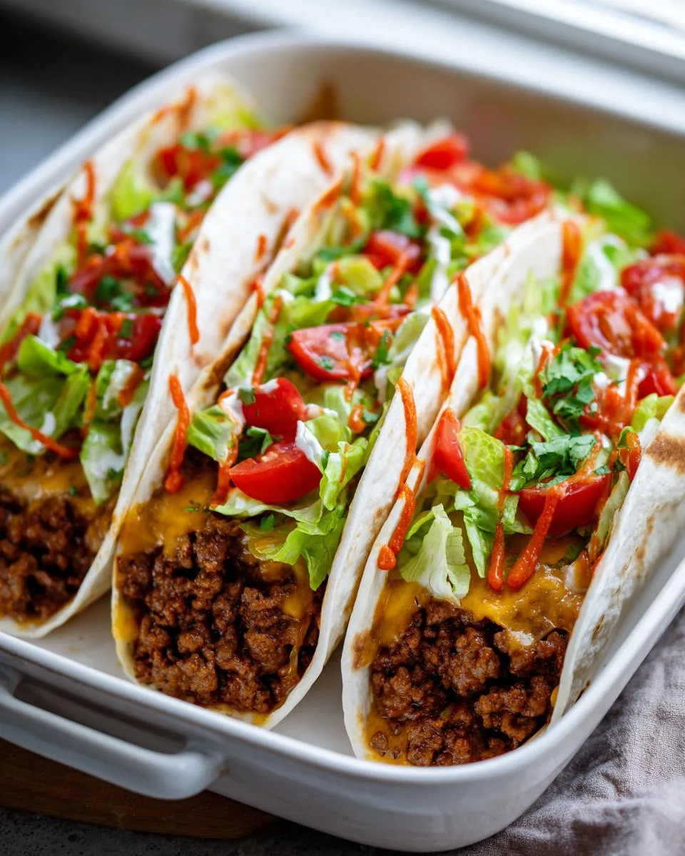 Ground Beef Taco Wraps - detail 4