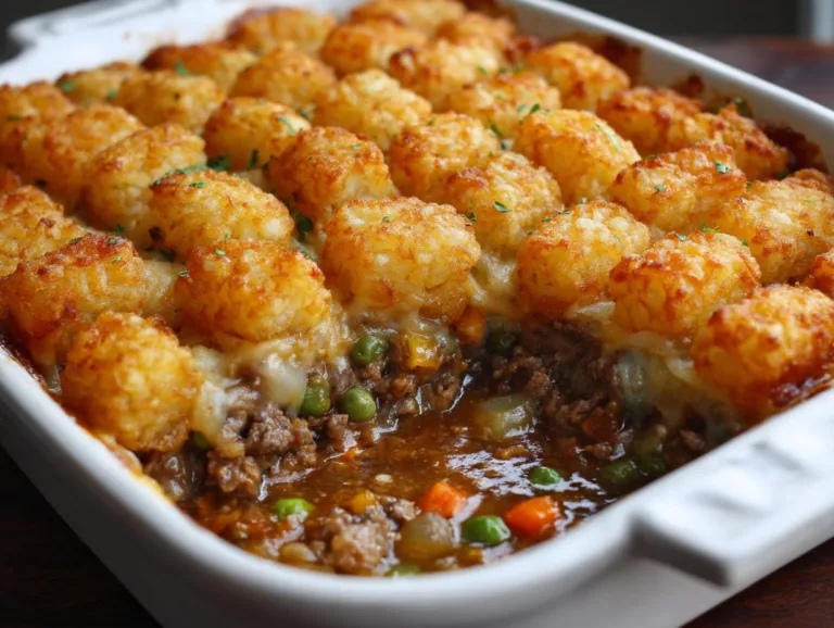 Ground Beef Tater Tot Casserole