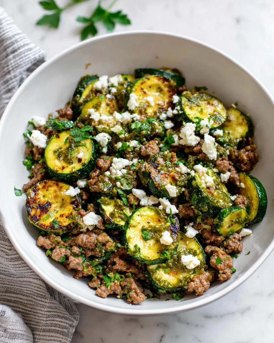 Ground Beef Zucchini Stir-Fry - detail 3