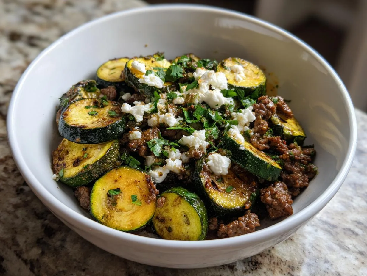 5-Star Ground Beef Zucchini Stir-Fry Recipe in 30-Minutes