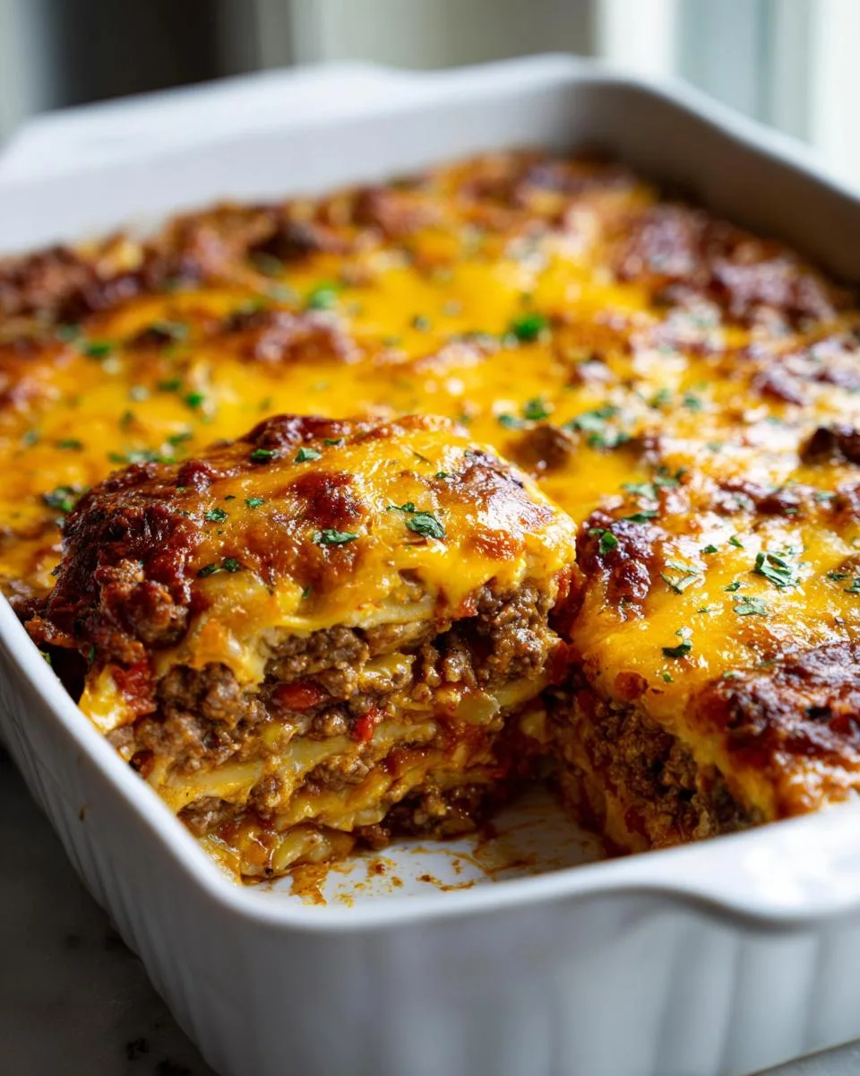 Hamburger Noodle Casserole - detail 4