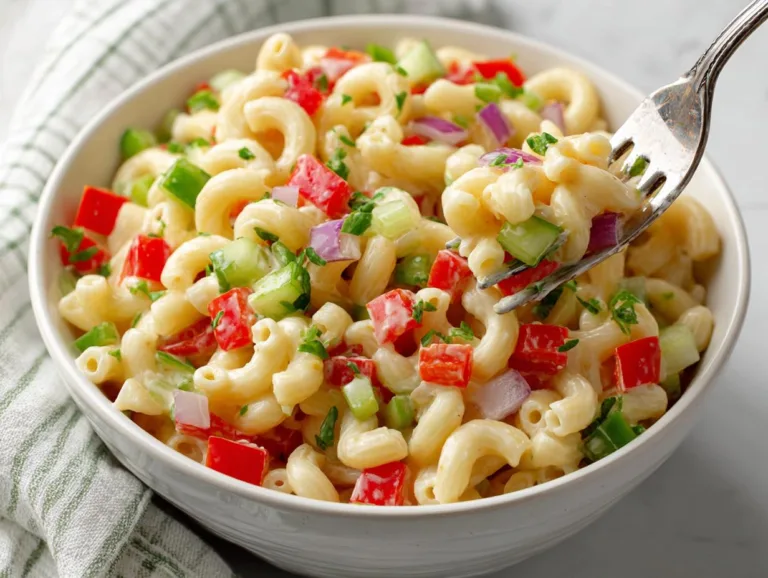 Healthy Classic Macaroni Pasta Salad