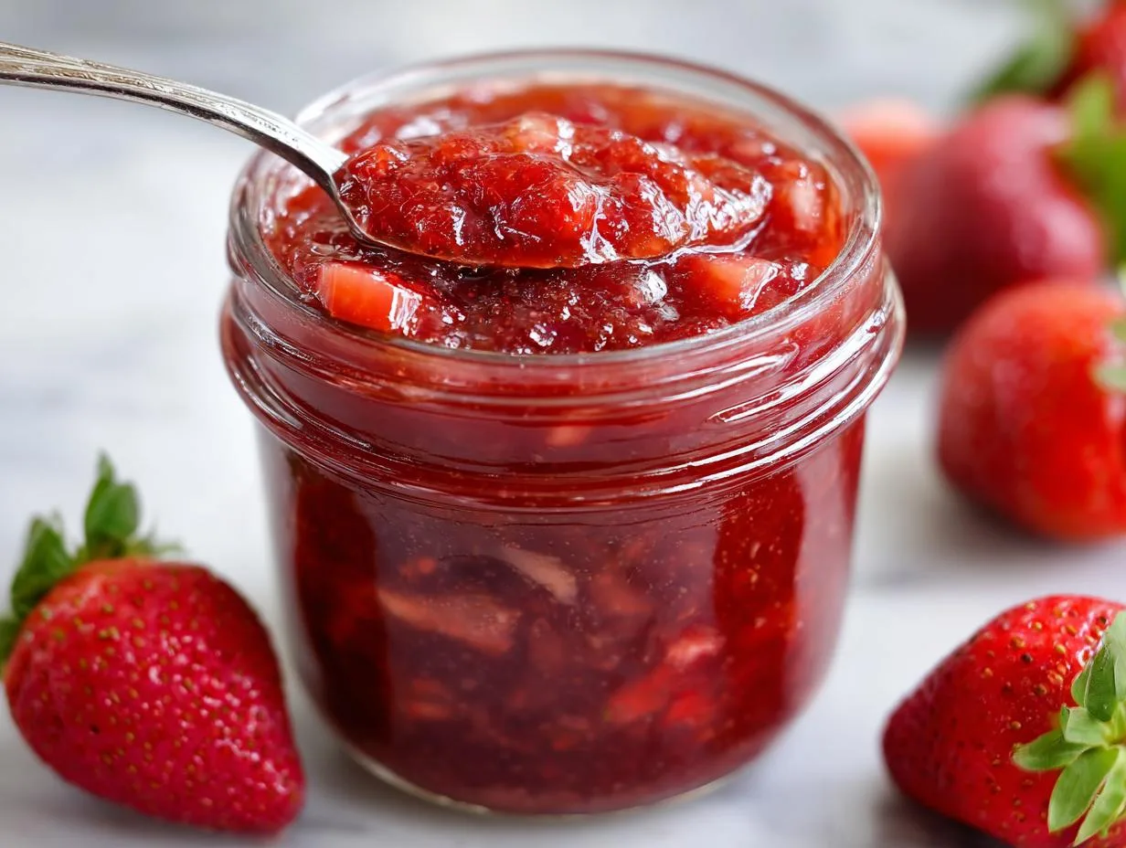 5-Star Homemade Strawberry Rhubarb Jam Recipe That Never Fails