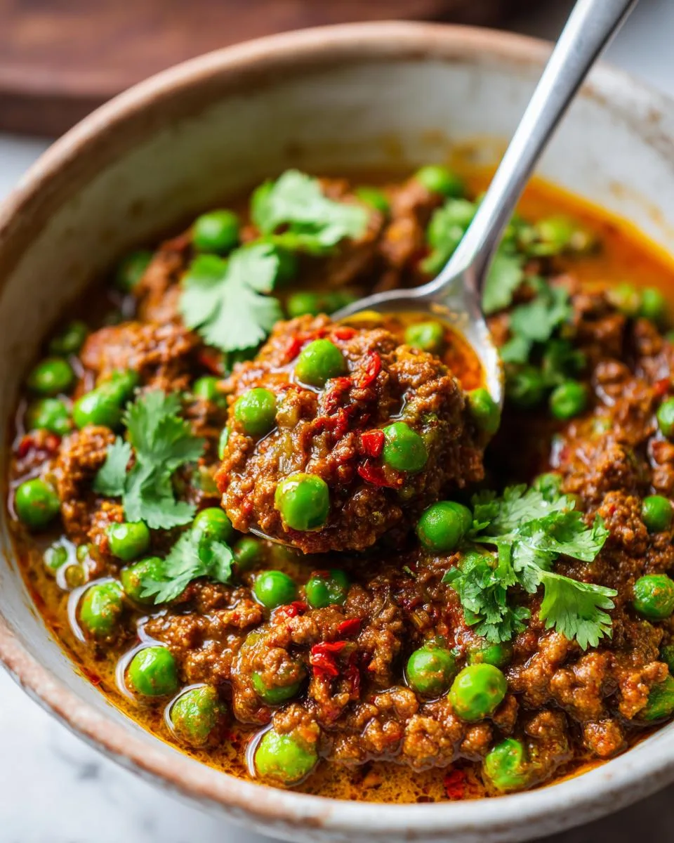 Keema Matar Ground Beef Curry - detail 1