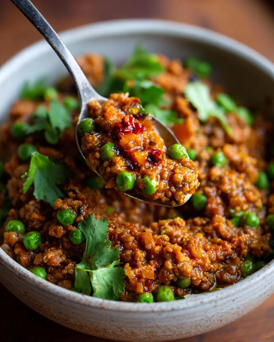 Keema Matar Ground Beef Curry - detail 2