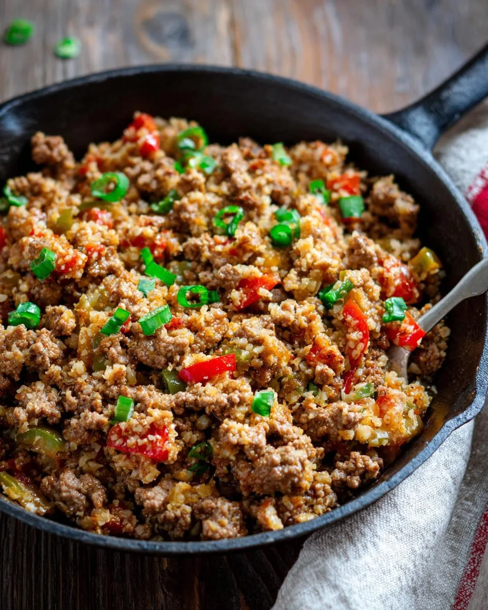 Keto Beef Cauliflower Rice - detail 4