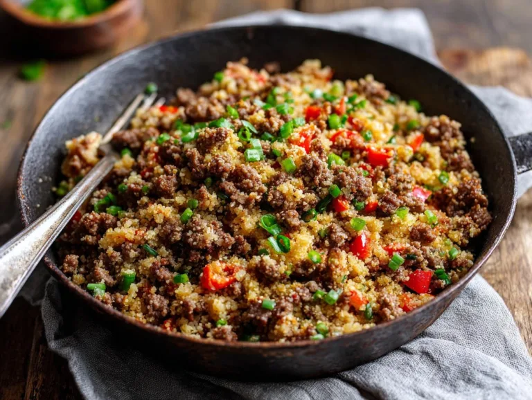 Keto Beef Cauliflower Rice
