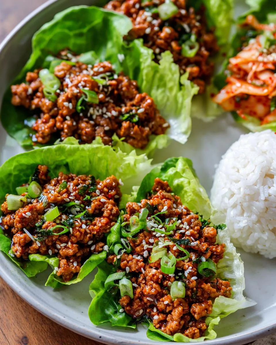 Korean Beef Lettuce Wraps - detail 3