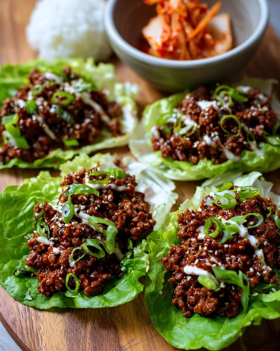 Korean Beef Lettuce Wraps - detail 4