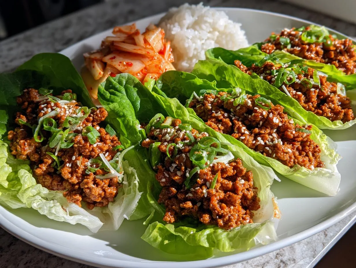 Bold Korean Beef Lettuce Wraps: 3-Ingredient Magic Less Than 25 Mins