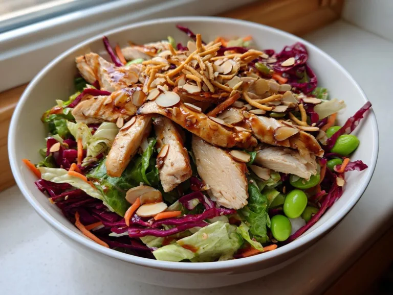 Light Chinese Chicken Cabbage Salad