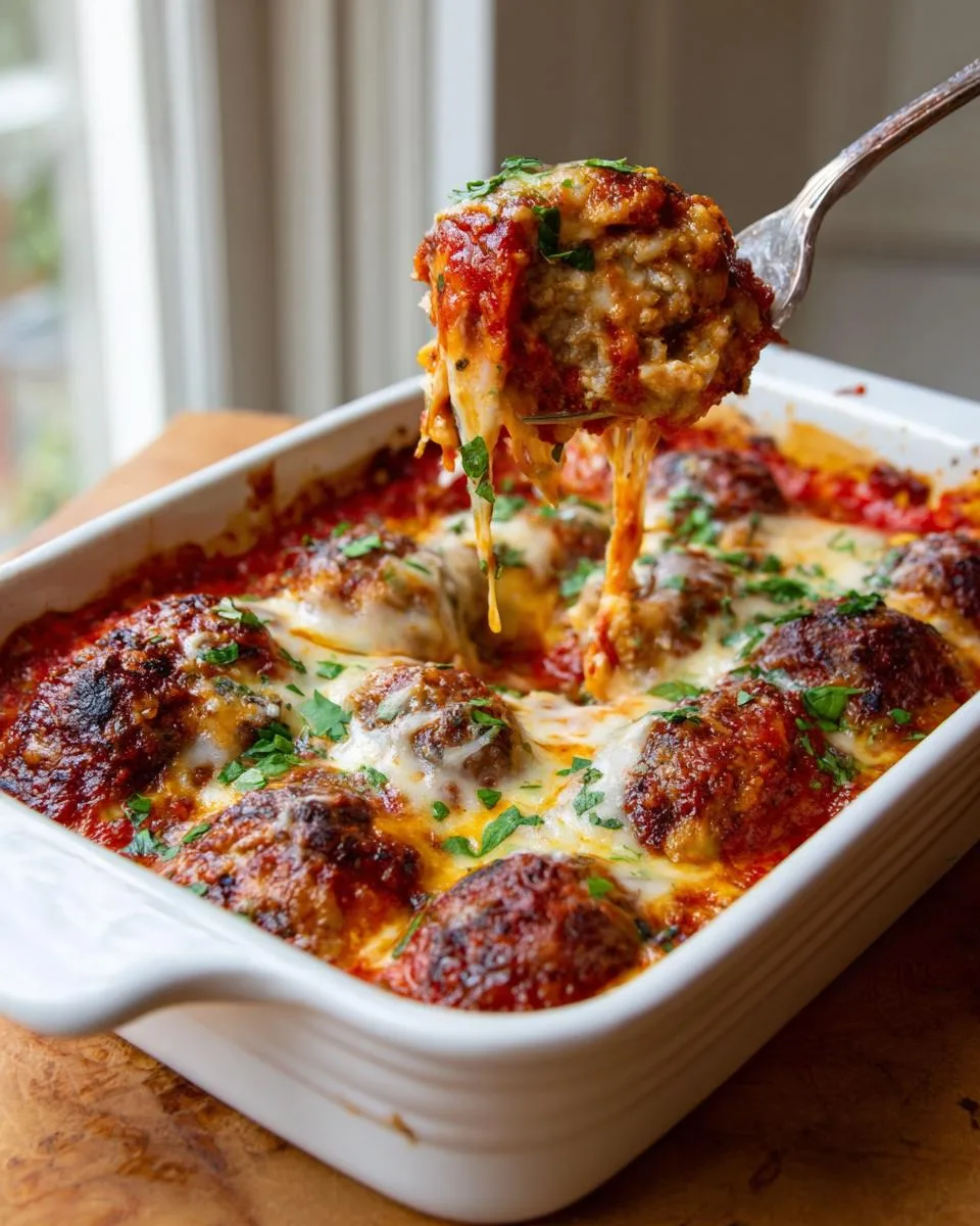 Meatball Parmesan Bake - detail 3